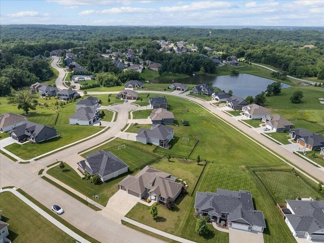 5204 Newbury Way, Columbia, MO 65203 - aerial overview of property's location featuring a nearby body of water and nearby suburban area
