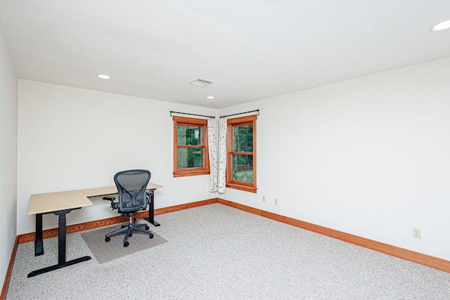 902 S Cedar Grove Blvd, Columbia, MO 65201 - unfurnished office featuring carpet and recessed lighting