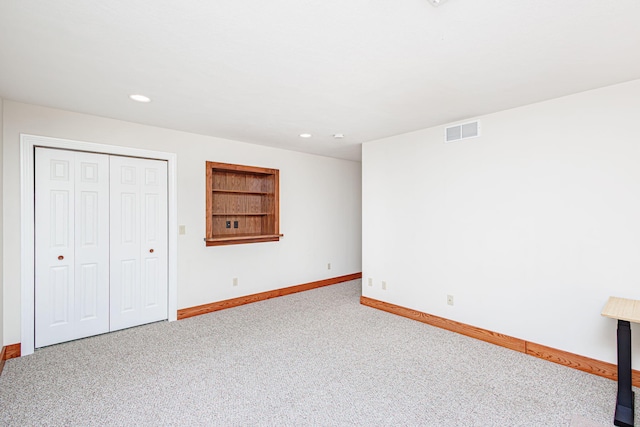 902 S Cedar Grove Blvd, Columbia, MO 65201 - unfurnished bedroom with carpet flooring, recessed lighting, and a closet