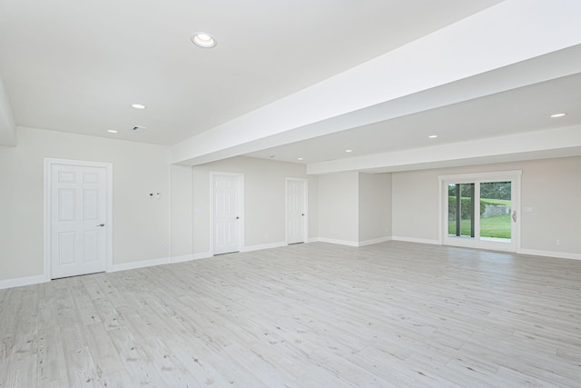 902 S Cedar Grove Blvd, Columbia, MO 65201 - unfurnished room featuring recessed lighting and light wood-style flooring