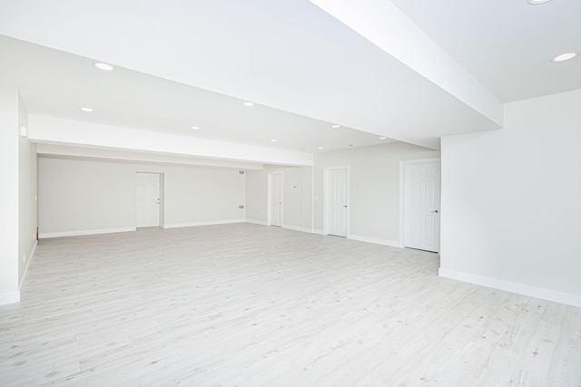902 S Cedar Grove Blvd, Columbia, MO 65201 - basement featuring light wood finished floors and recessed lighting