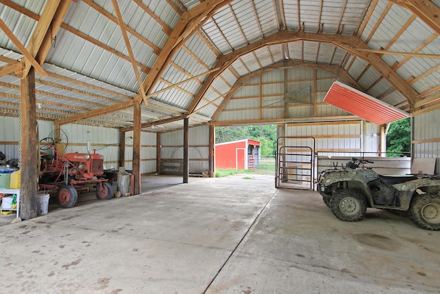 5200 N Locust Grove Church Rd, Columbia, MO 65202 - garage featuring metal wall