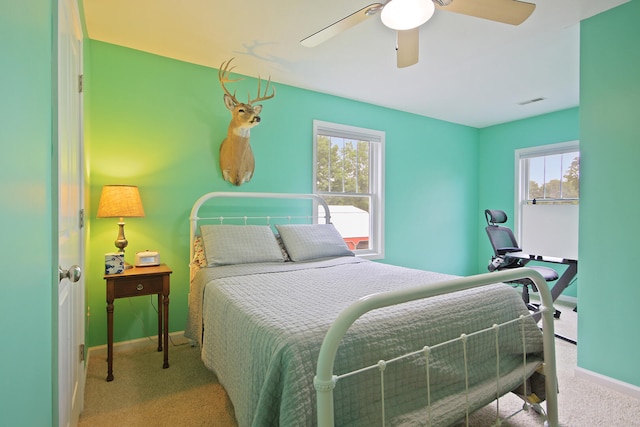 5200 N Locust Grove Church Rd, Columbia, MO 65202 - bedroom featuring carpet and a ceiling fan