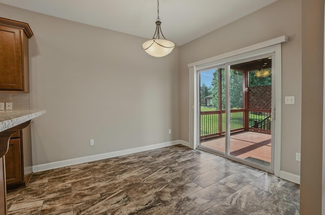 3904 Ivanhoe Blvd, Columbia, MO 65203 - unfurnished dining area with baseboards
