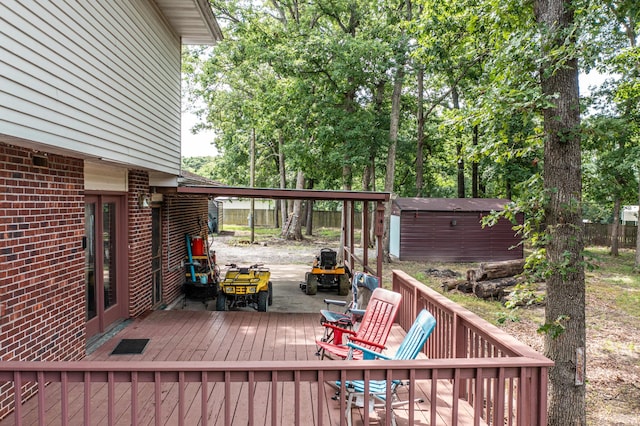 3674 State Road Aa, Holts Summit, MO 65043 - view of deck