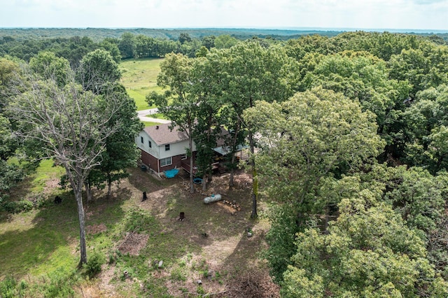 3674 State Road Aa, Holts Summit, MO 65043 - view from above of property with a heavily wooded area