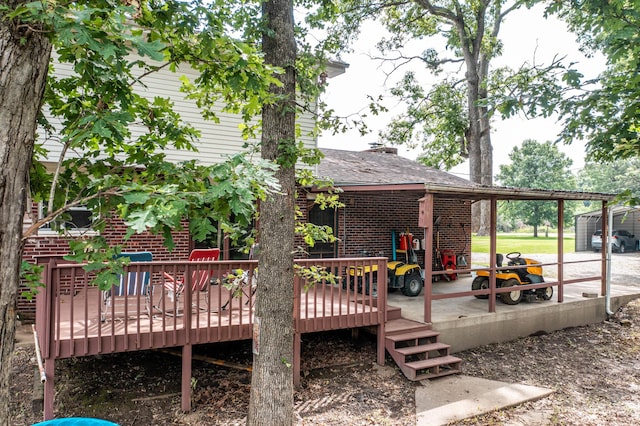 3674 State Road Aa, Holts Summit, MO 65043 - view of wooden deck