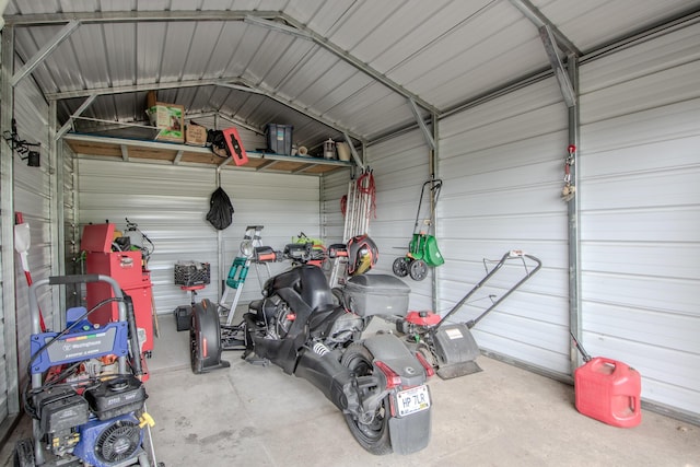 3674 State Road Aa, Holts Summit, MO 65043 - garage with metal wall