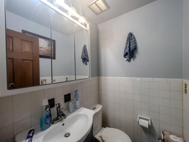 3674 State Road Aa, Holts Summit, MO 65043 - bathroom with toilet and tile walls
