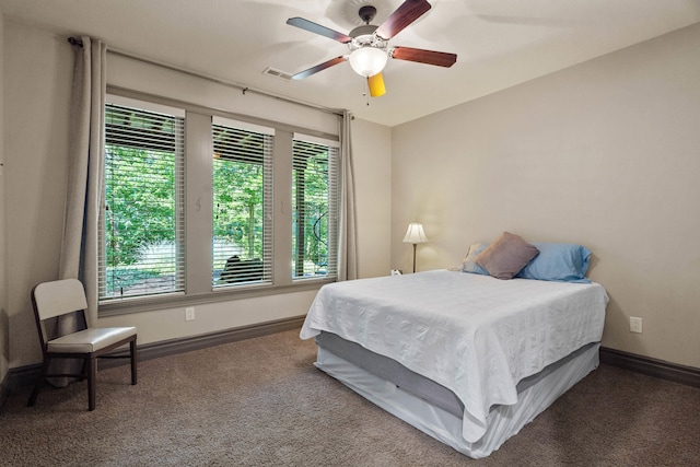 5809 Morning Star Ct, Columbia, MO 65203 - carpeted bedroom featuring baseboards and ceiling fan