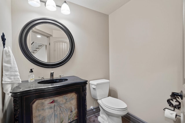 5809 Morning Star Ct, Columbia, MO 65203 - bathroom with vanity and wood finished floors