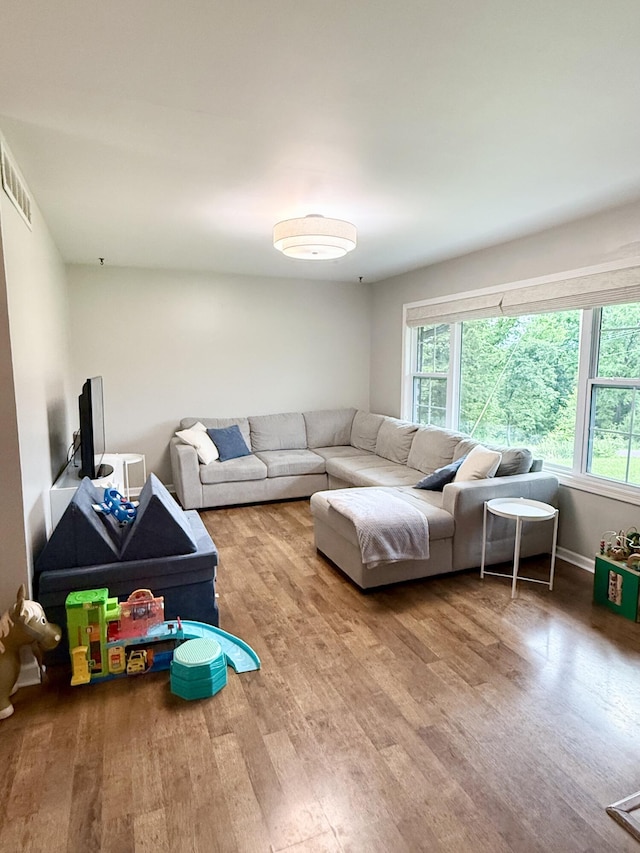 3900 E Christian School Rd, Hartsburg, MO 65039 - living room featuring wood finished floors