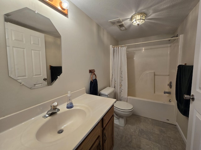 3109 Appalachian Dr, Columbia, MO 65203 - full bathroom with vanity, shower / tub combo with curtain, and stone finish floors