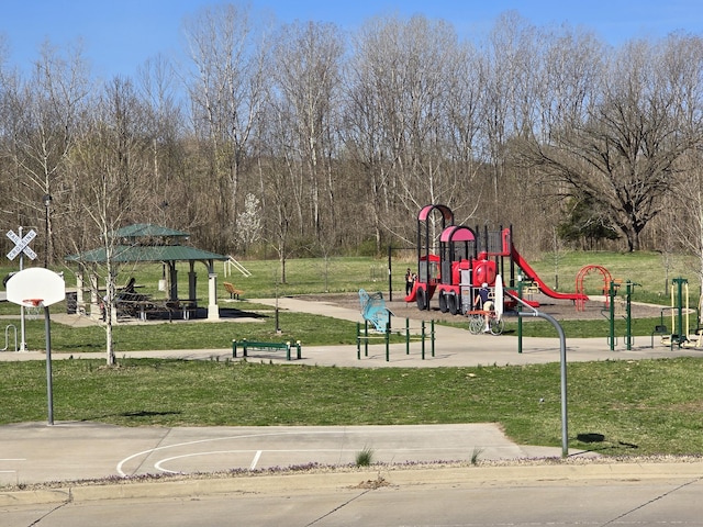 3109 Appalachian Dr, Columbia, MO 65203 - community playground featuring a gazebo and a lawn
