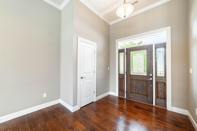1915 Muirfield Dr, Columbia, MO 65203 - entrance foyer featuring ornamental molding and wood finished floors