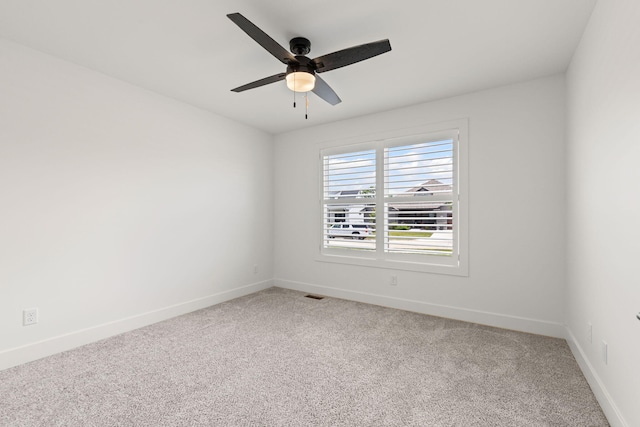 605 Angels Rest Way, Columbia, MO 65203 - spare room with light colored carpet and a ceiling fan
