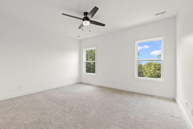 605 Angels Rest Way, Columbia, MO 65203 - carpeted spare room featuring baseboards and ceiling fan