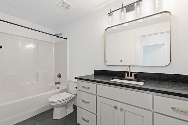605 Angels Rest Way, Columbia, MO 65203 - bathroom with vanity, tile patterned floors, and bathtub / shower combination