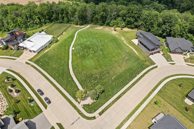 605 Angels Rest Way, Columbia, MO 65203 - aerial view of property's location featuring nearby suburban area and a forest