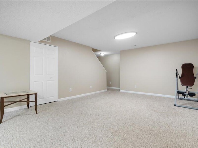 205 Johnson Ct, Ashland, MO 65010 - finished below grade area featuring carpet and baseboards