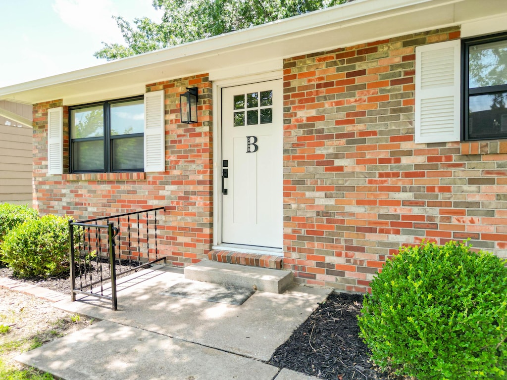 3405 Balboa Ln Unit A-B, Columbia, MO 65203 - property entrance featuring brick siding