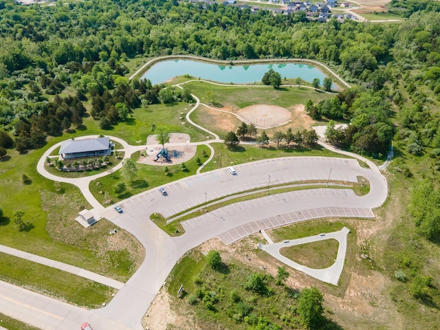 3515 Goldenwood Dr, Columbia, MO 65202 - aerial view of property and surrounding area featuring a nearby body of water
