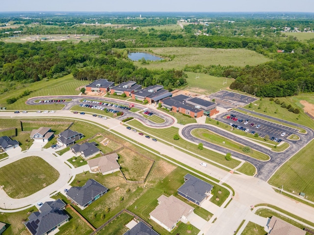 3515 Goldenwood Dr, Columbia, MO 65202 - aerial overview of property's location with a nearby body of water and nearby suburban area