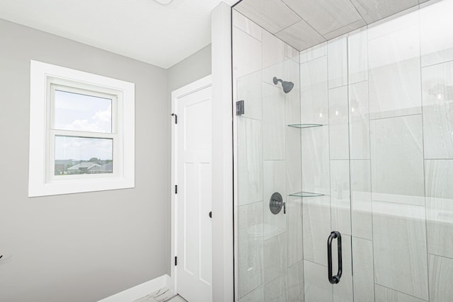 3321 Gray Birch Dr, Columbia, MO 65202 - full bath with a stall shower and marble finish flooring