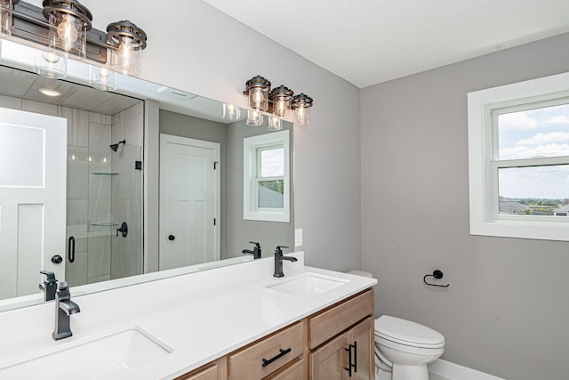 3321 Gray Birch Dr, Columbia, MO 65202 - full bathroom with a stall shower and double vanity