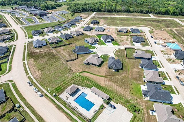 3321 Gray Birch Dr, Columbia, MO 65202 - drone / aerial view of a pool