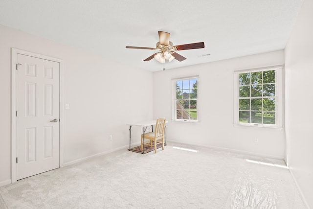 3348 S Old Ridge Rd, Columbia, MO 65203 - unfurnished room featuring ceiling fan and carpet