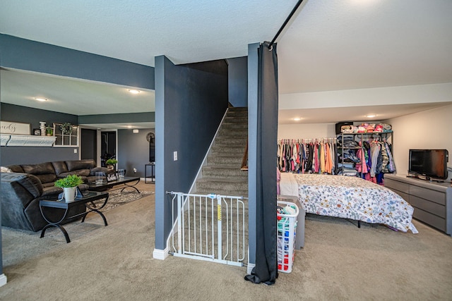 5808 Islip Dr, Columbia, MO 65201 - stairs featuring carpet