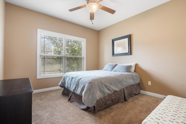 6406 Crooked Switch Ct, Columbia, MO 65201 - carpeted bedroom with baseboards and ceiling fan