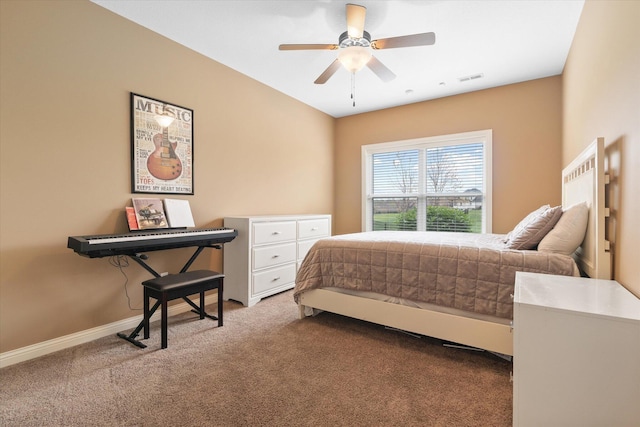 6406 Crooked Switch Ct, Columbia, MO 65201 - carpeted bedroom featuring baseboards and ceiling fan