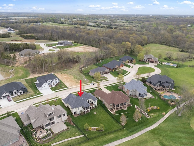 6406 Crooked Switch Ct, Columbia, MO 65201 - aerial view of property's location featuring nearby suburban area