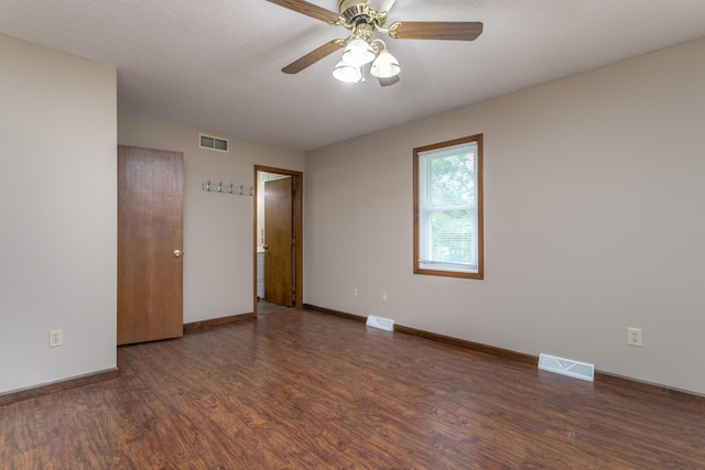 2109 Bridgewater Dr, Columbia, MO 65202 - spare room with wood finished floors and a ceiling fan
