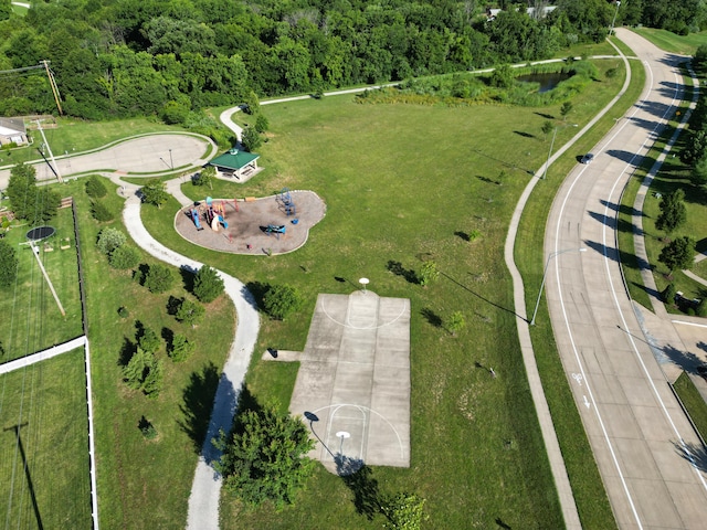 3904 Clydesdale Dr, Columbia, MO 65202 - view of property location with a community park and a heavily wooded area