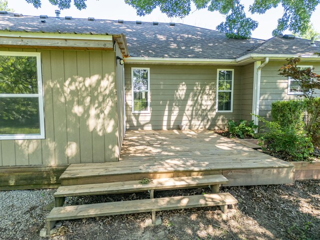 9855 N Route E, Harrisburg, MO 65256 - view of wooden deck
