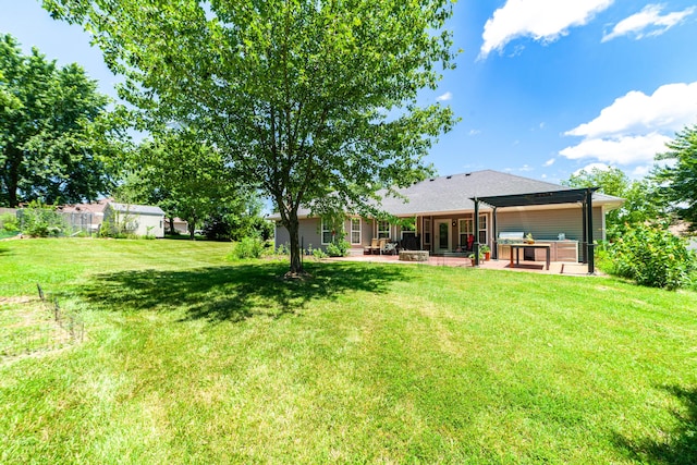 605 Teakwood Ct, Ashland, MO 65010 - view of yard with a patio area