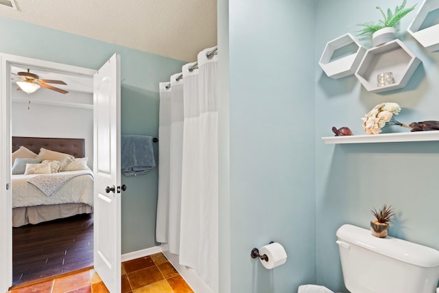 6003 Misty Springs Way, Columbia, MO 65202 - ensuite bathroom with a ceiling fan and curtained shower