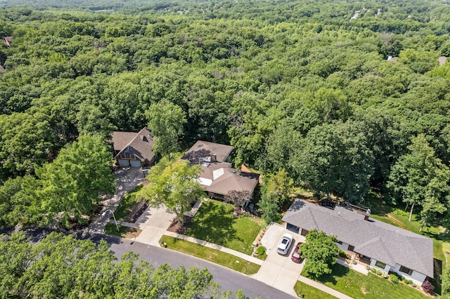 1805 Woodrail Ave, Columbia, MO 65203 - aerial view of property's location with nearby suburban area