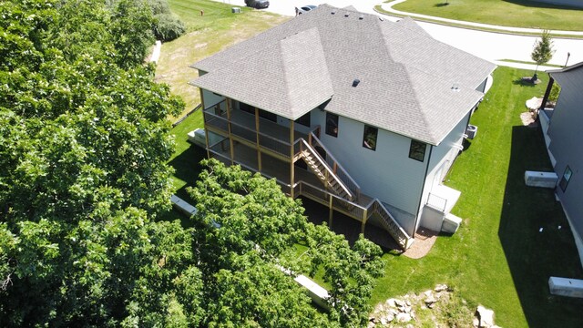 924 Engle Dr, Columbia, MO 65203 - view from above of property