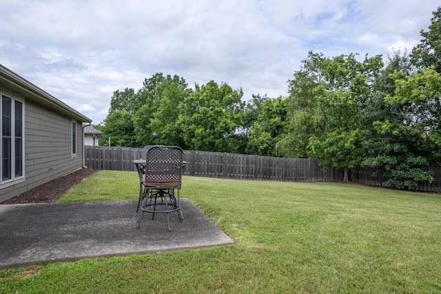 3509 Tuscany, Columbia, MO 65202 - fenced backyard with a patio area