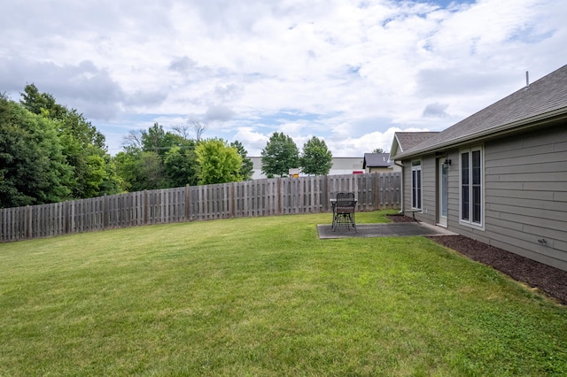 3509 Tuscany, Columbia, MO 65202 - fenced backyard featuring a patio area