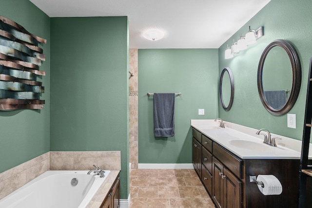 3509 Tuscany, Columbia, MO 65202 - bathroom featuring a bath and double vanity