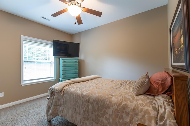 315 W Proctor St, Sturgeon, MO 65284 - bedroom featuring carpet flooring and ceiling fan