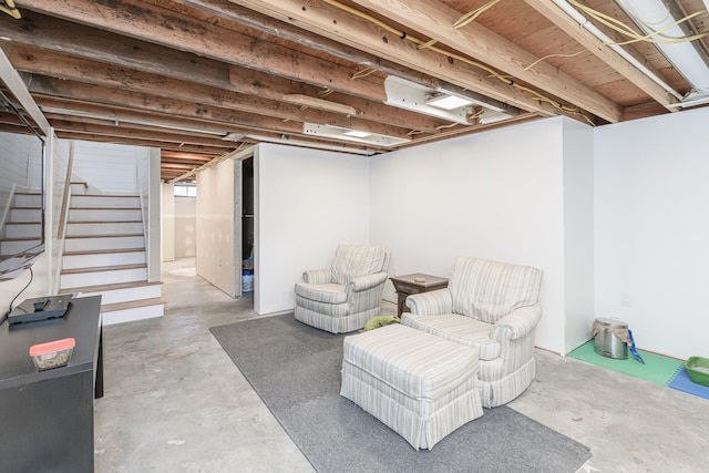 8900 W Graham Rd, Rocheport, MO 65279 - finished basement featuring stairs