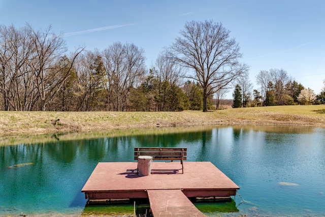 8900 W Graham Rd, Rocheport, MO 65279 - dock area with a water view