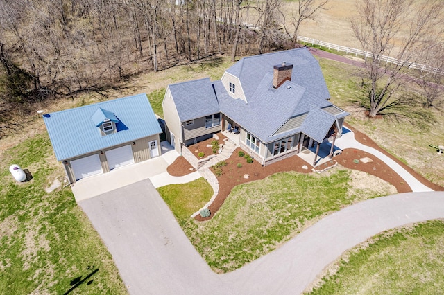 8900 W Graham Rd, Rocheport, MO 65279 - view from above of property