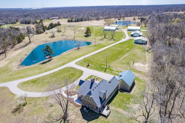 8900 W Graham Rd, Rocheport, MO 65279 - drone / aerial view of a large body of water